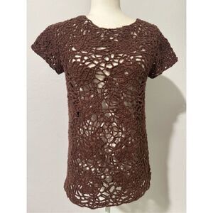 Brunello Cucinelli Cashmere knit top brown